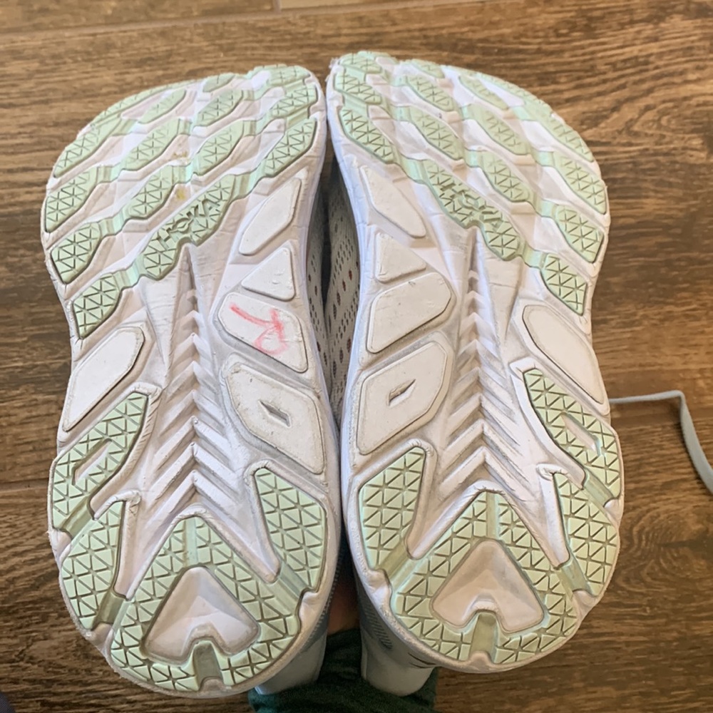 Hoka Clifton 8 Sneakers Woman's Size 9.5 B Running Shoes Trainers Light Blue - Picture 8 of 12
